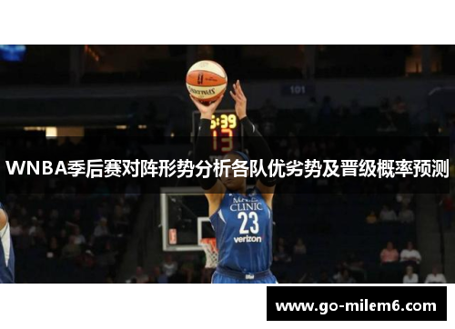 WNBA季后赛对阵形势分析各队优劣势及晋级概率预测