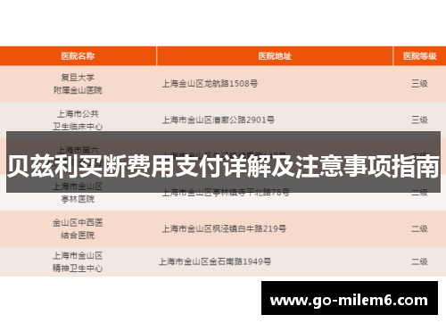 贝兹利买断费用支付详解及注意事项指南 贝兹利买断费用支付详解及注意事项指南