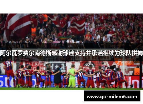 阿尔瓦罗费尔南德斯感谢球迷支持并承诺继续为球队拼搏